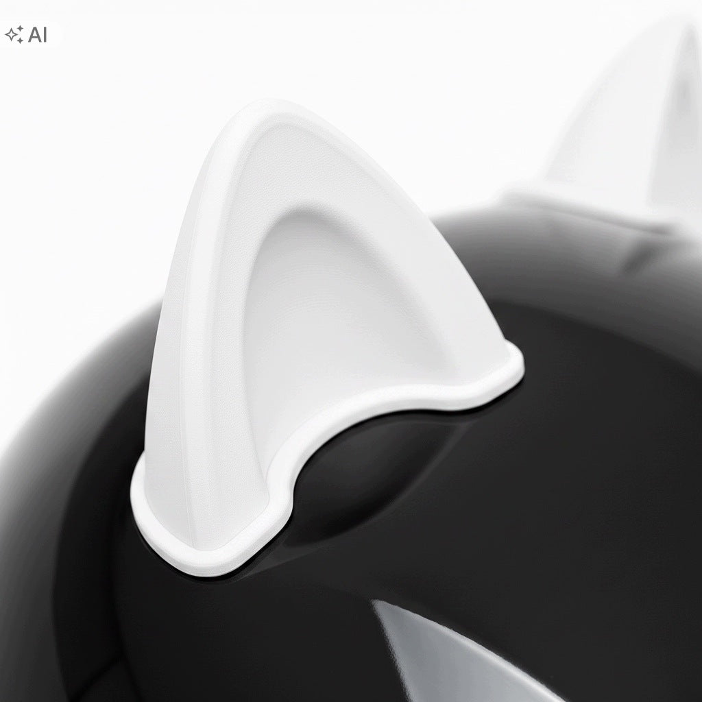 Kitten Ears For Motorcycle Helmet Sticky 3M White 2 Pieces Manufacturer's catalog number Uszy do Kasku Biały 2x