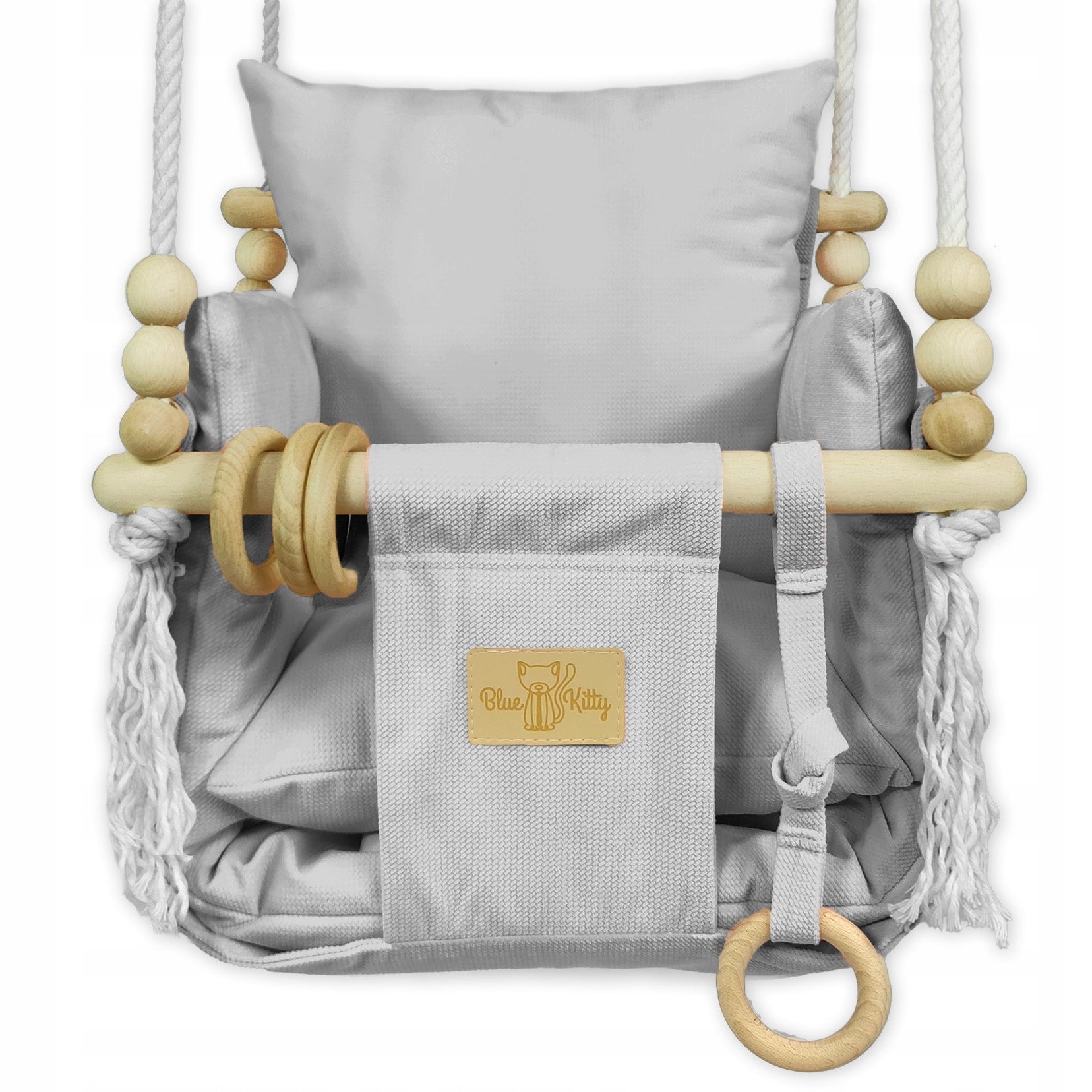 KiziaMizia EDUCATIONAL SWING FOR CHILDREN HOME GARDEN VELVET CE Manufacturer code 1100