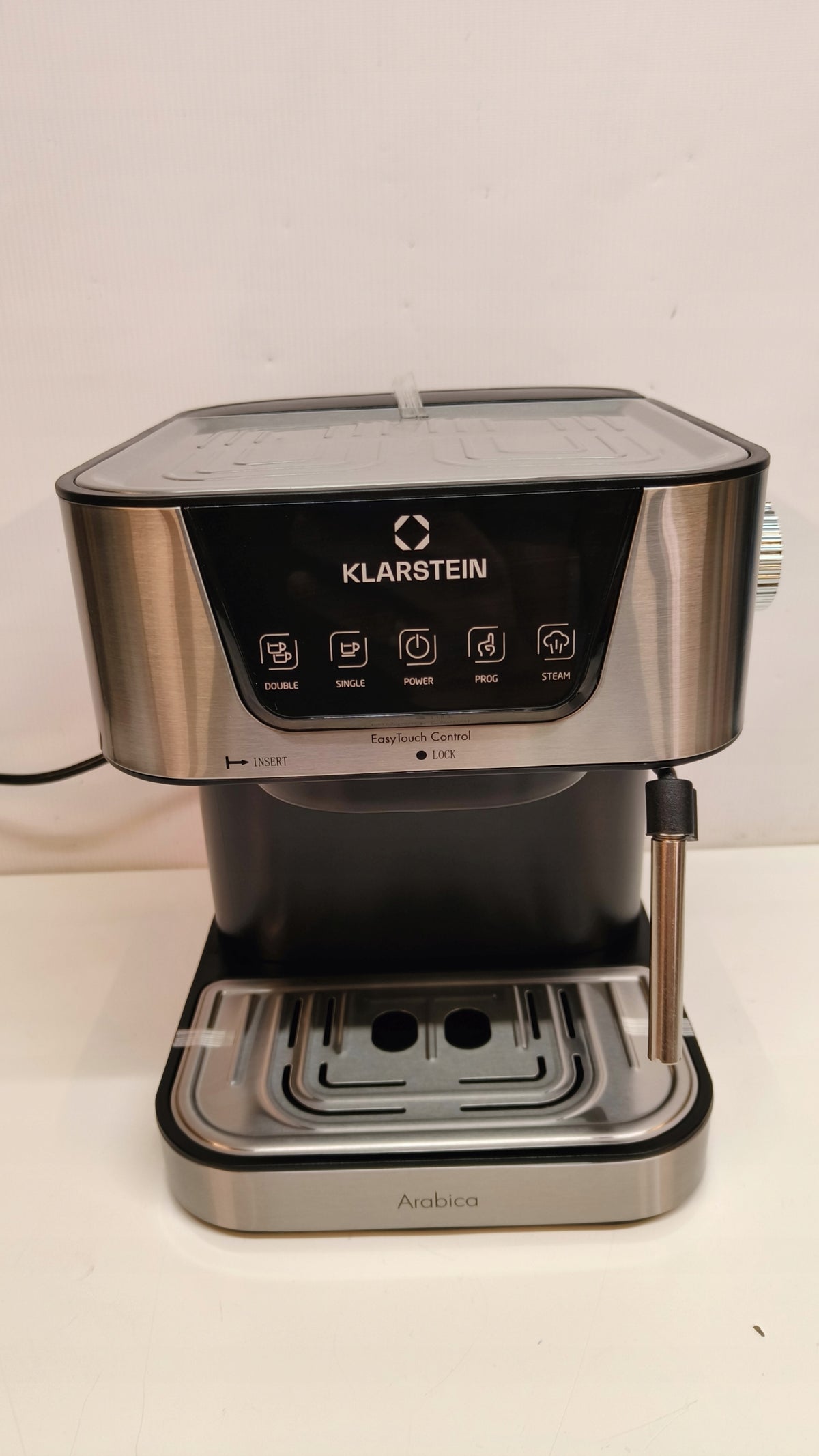 Klarstein Arabica 1050 W Silver LED 15Ba Espresso machine