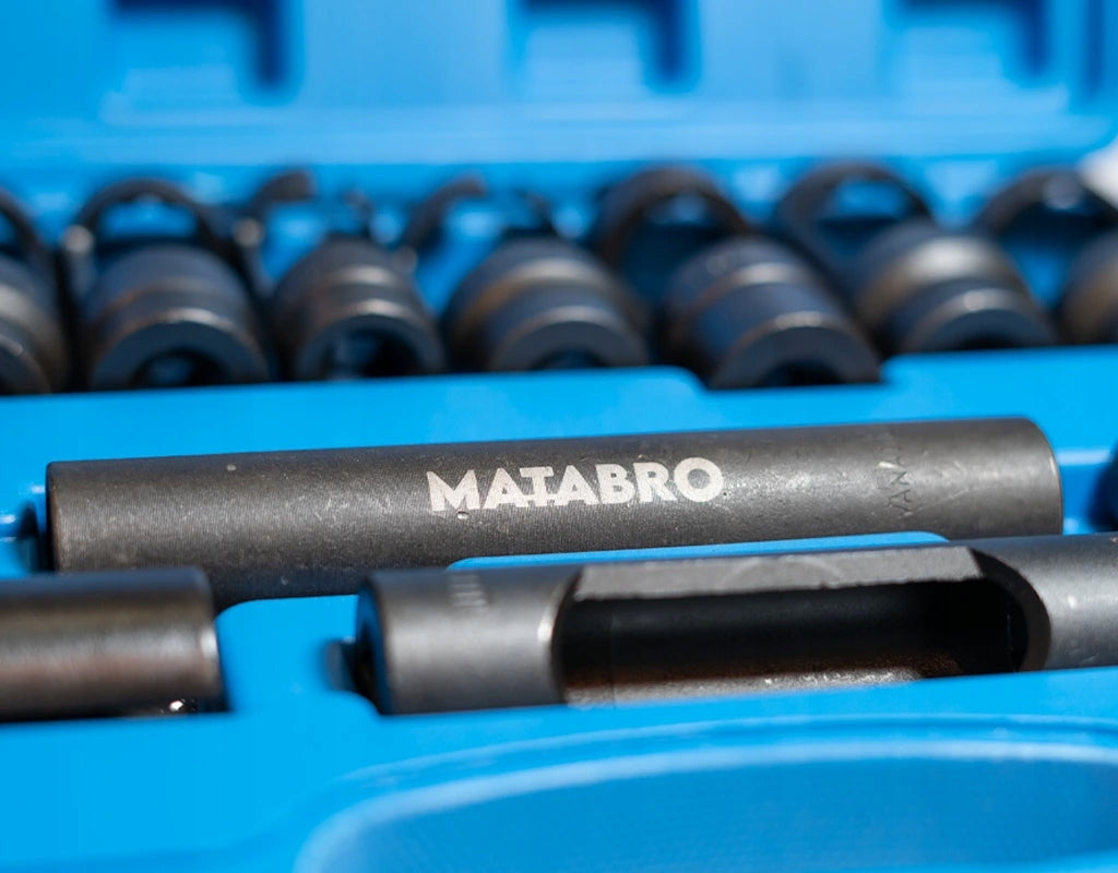 Klíče na snímače, vstřikovače a lambda sondy, sada 14 kusů, Matabro Manufacturer code MB-01-B3014