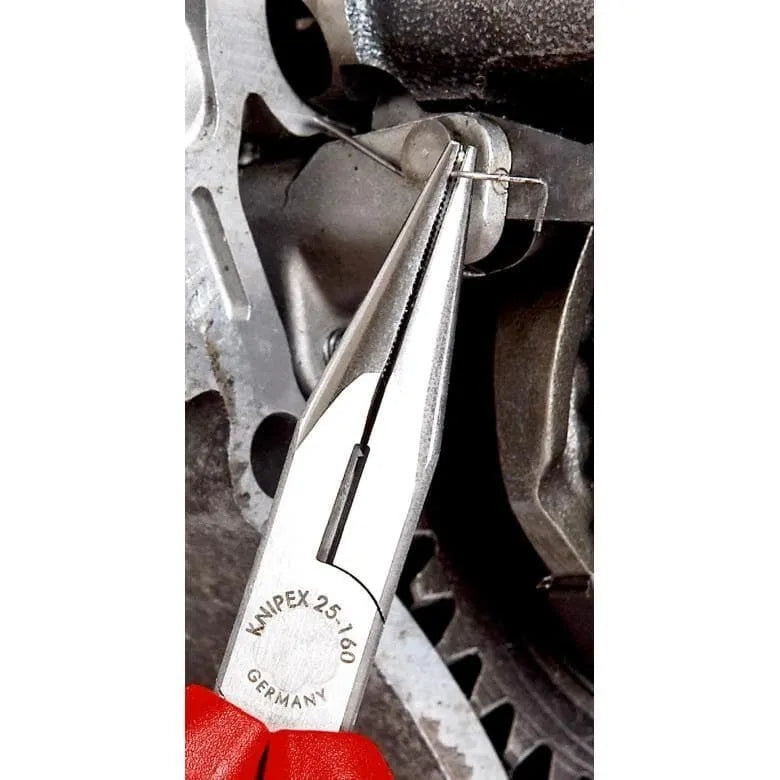 Klieste KNIPEX 25 02 160, 160mm, polgulate, rovne, pre radiotechniku Kind elongated pliers