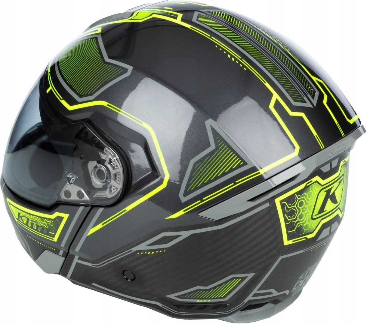 Klim GT1 Expedition Helmet XXL Encrypted Gloss Asphalt - Hi-Vis Manufacturer Schuberth