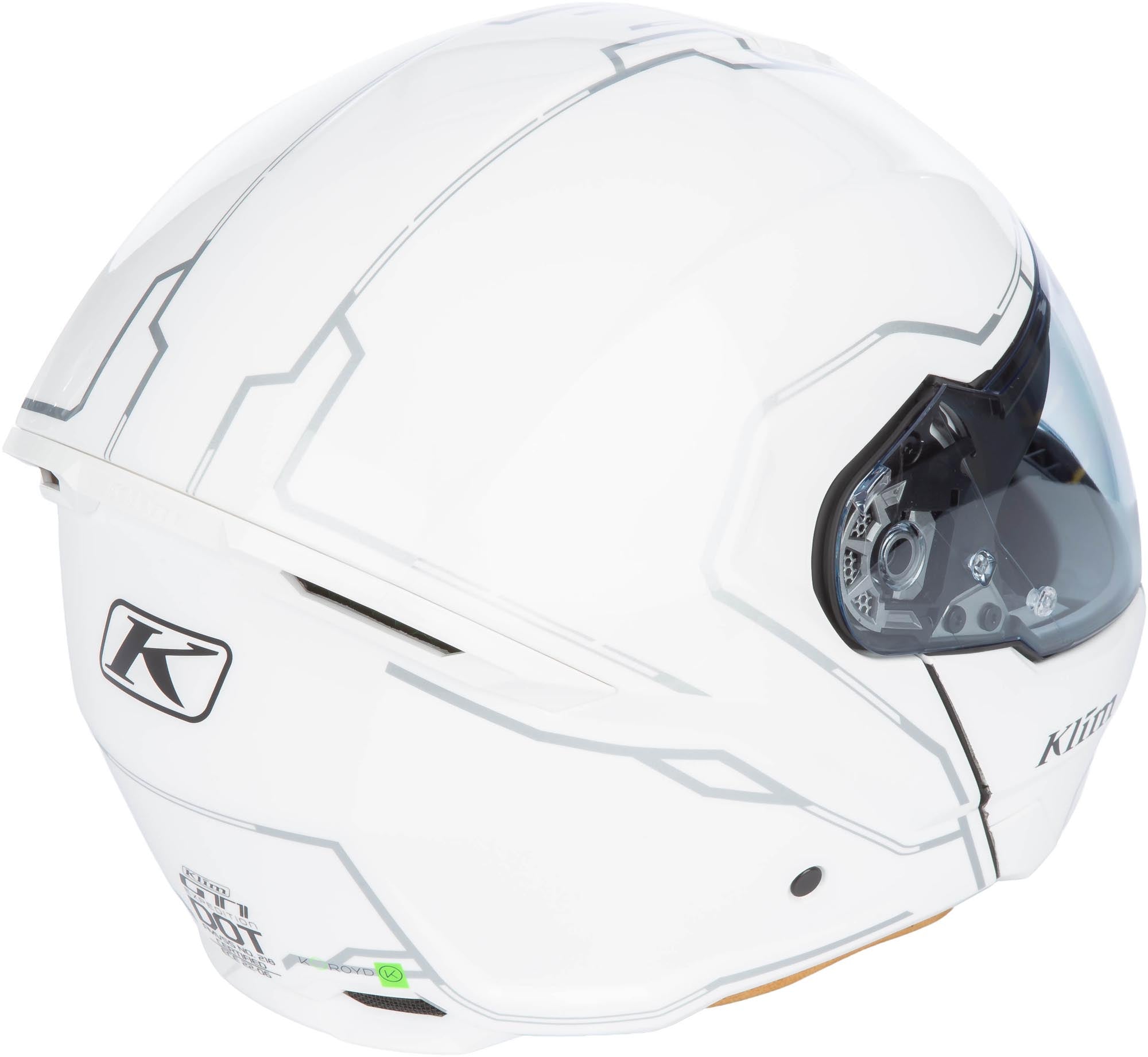 Klim Gt1 Expedition SM Gloss White helmet Manufacturer Klim