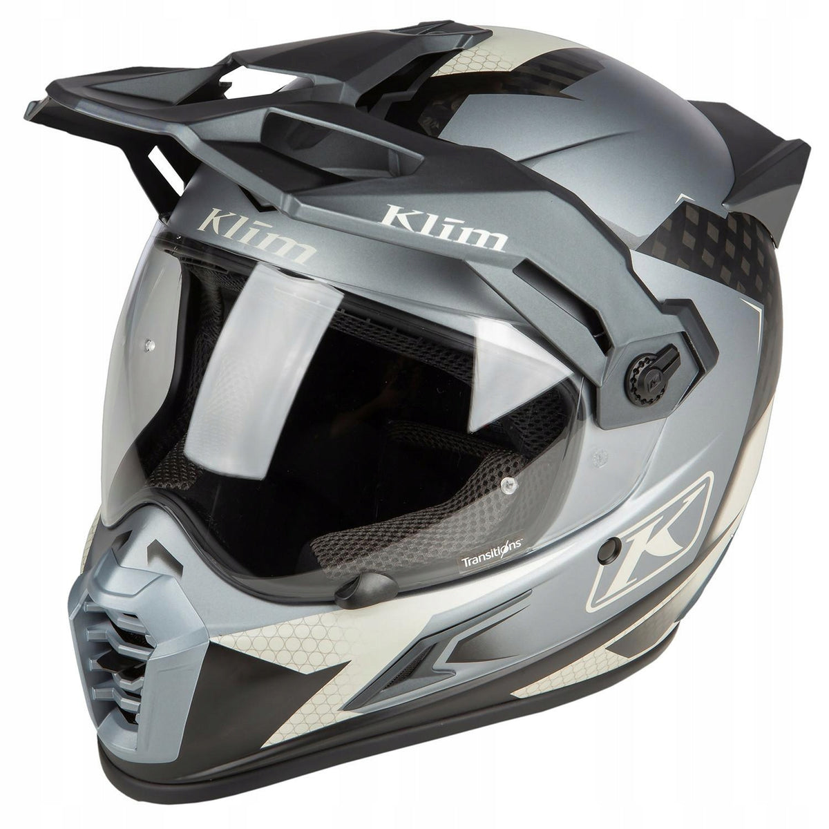 Klim Krios Carbon Pro S Charger Gray Helmet