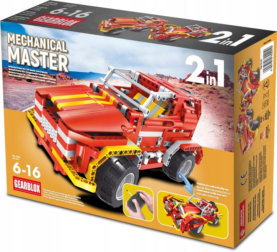 Konstruktorius Gearblox Mechanical Master SUV Roadster RC, 472 d.