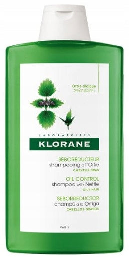Reinigungsshampoo für fettiges Haar mit Brennnesselextrakt Klorane 400 ml