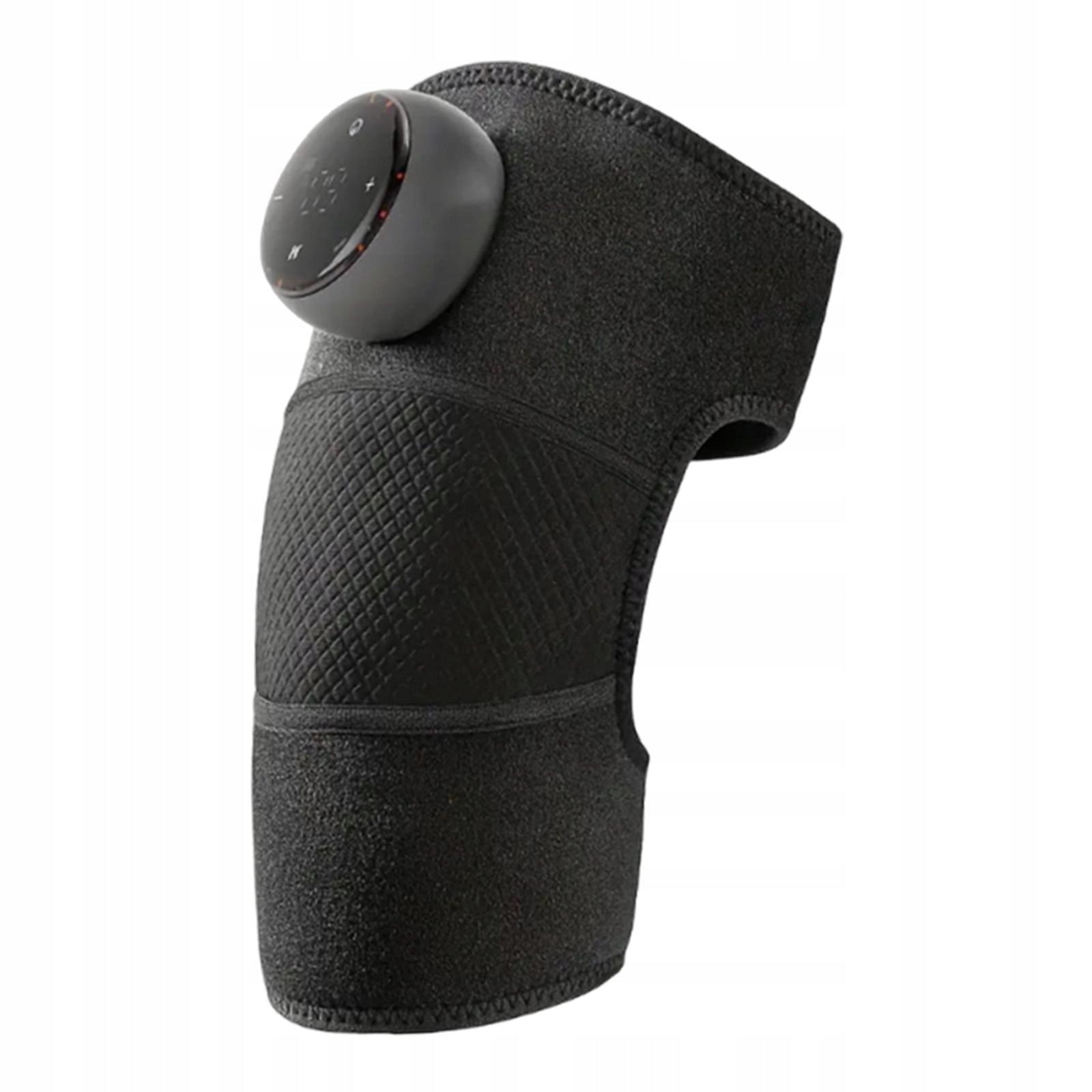 Knee Massage Heated Knee Brace, Gift for Mom Dad, for Shoulder Elbow Black