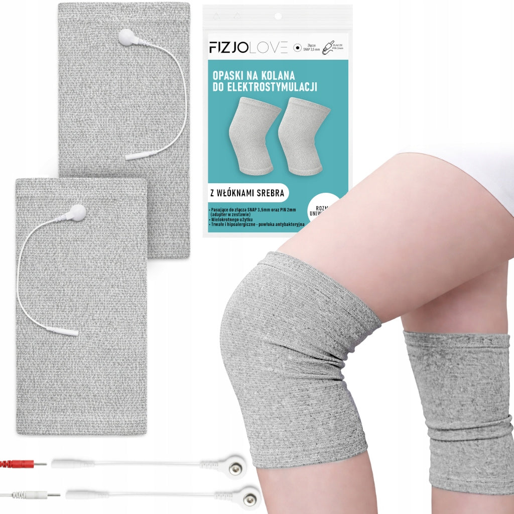 Knee bands for electrostimulation electrostimulator TensEms band 2pcs