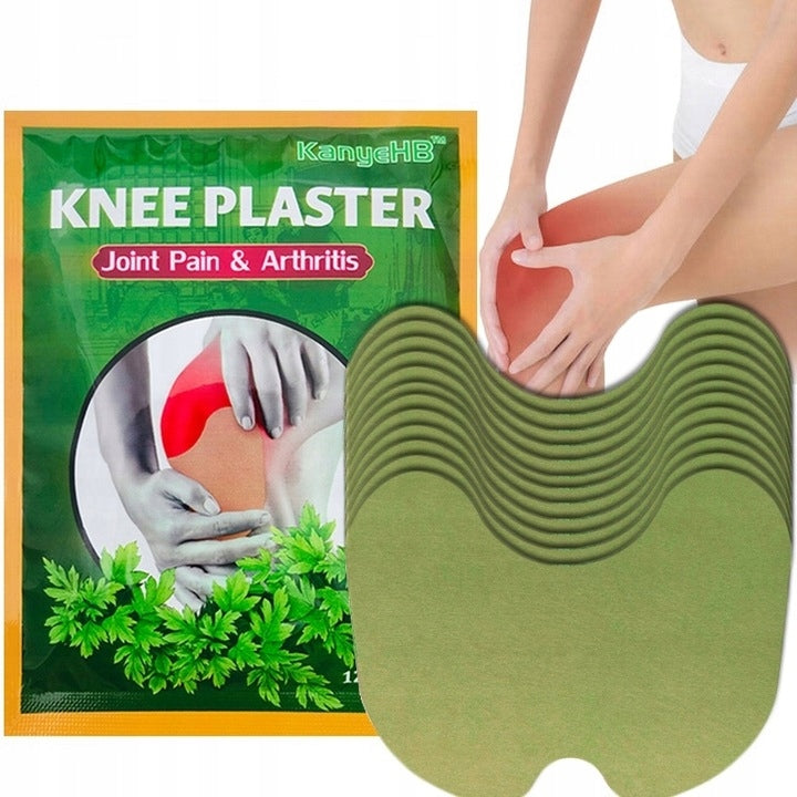 Knee patches analgesic warming with wormwood joints muscles 12sz