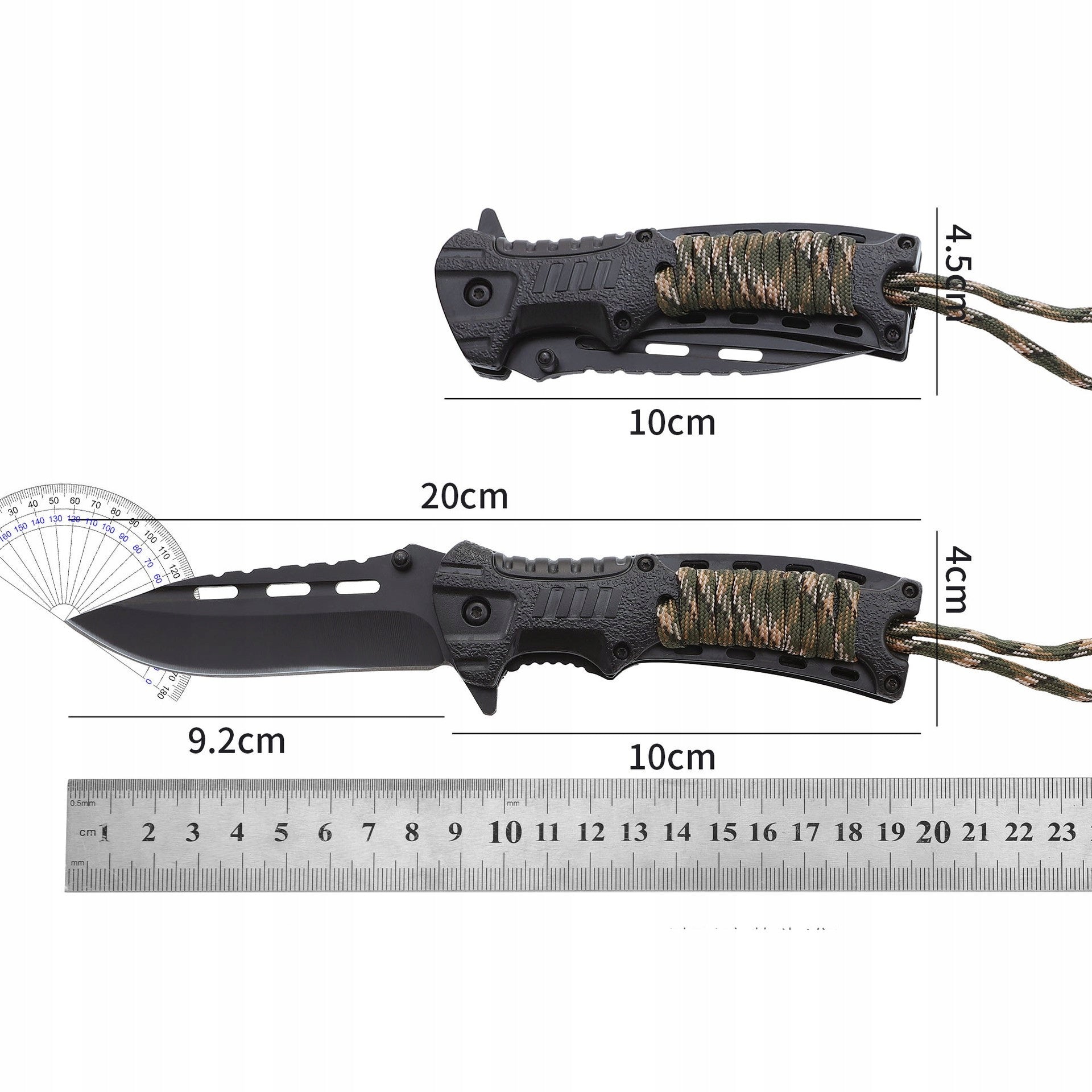 Knife Folding Tactical Chair Paracord Whistle Bushcraft Pocket Knife Sharp EAN (GTIN) 5905090873341