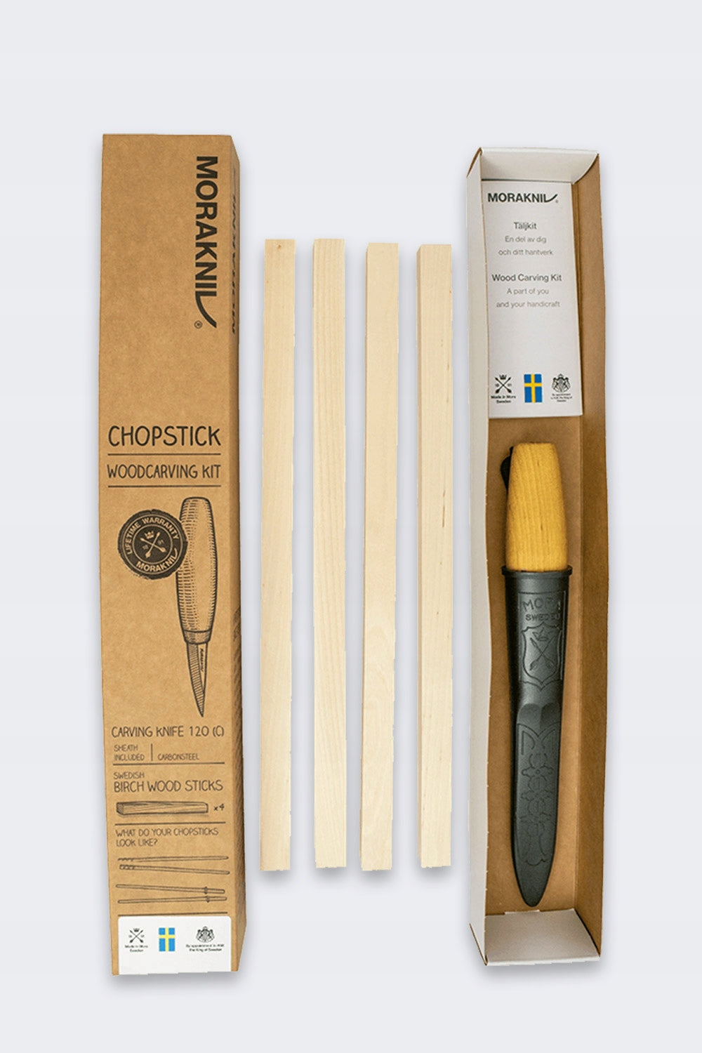 Knife Morakniv Woodcarving Chopsticks (C) Packaging status original