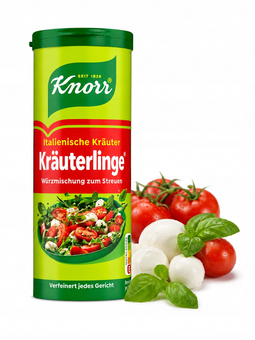 Knorr Italian Herbs Tomato Seasoning for Mozarella in a Can from Germany