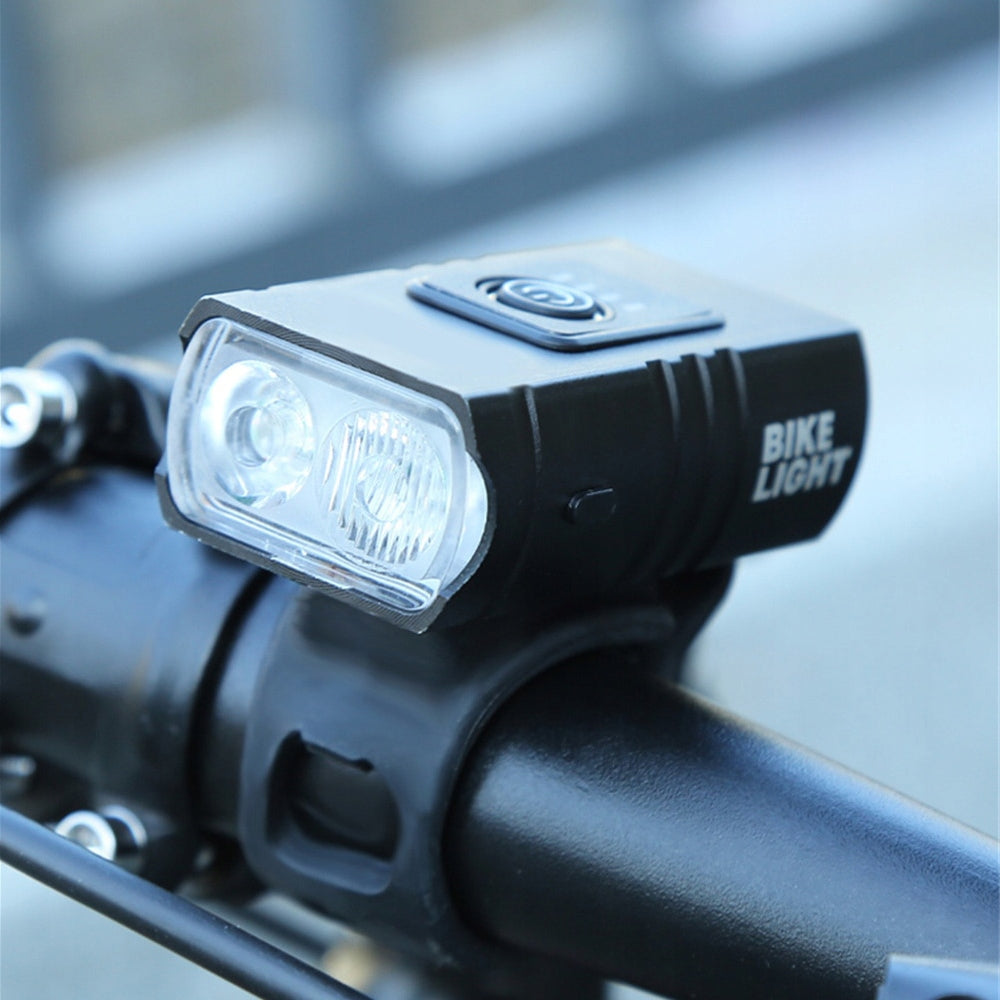 Koanni Bike Lighting Kit Black Rechargeable LED 1000 lm 6 Modes Packaging status original