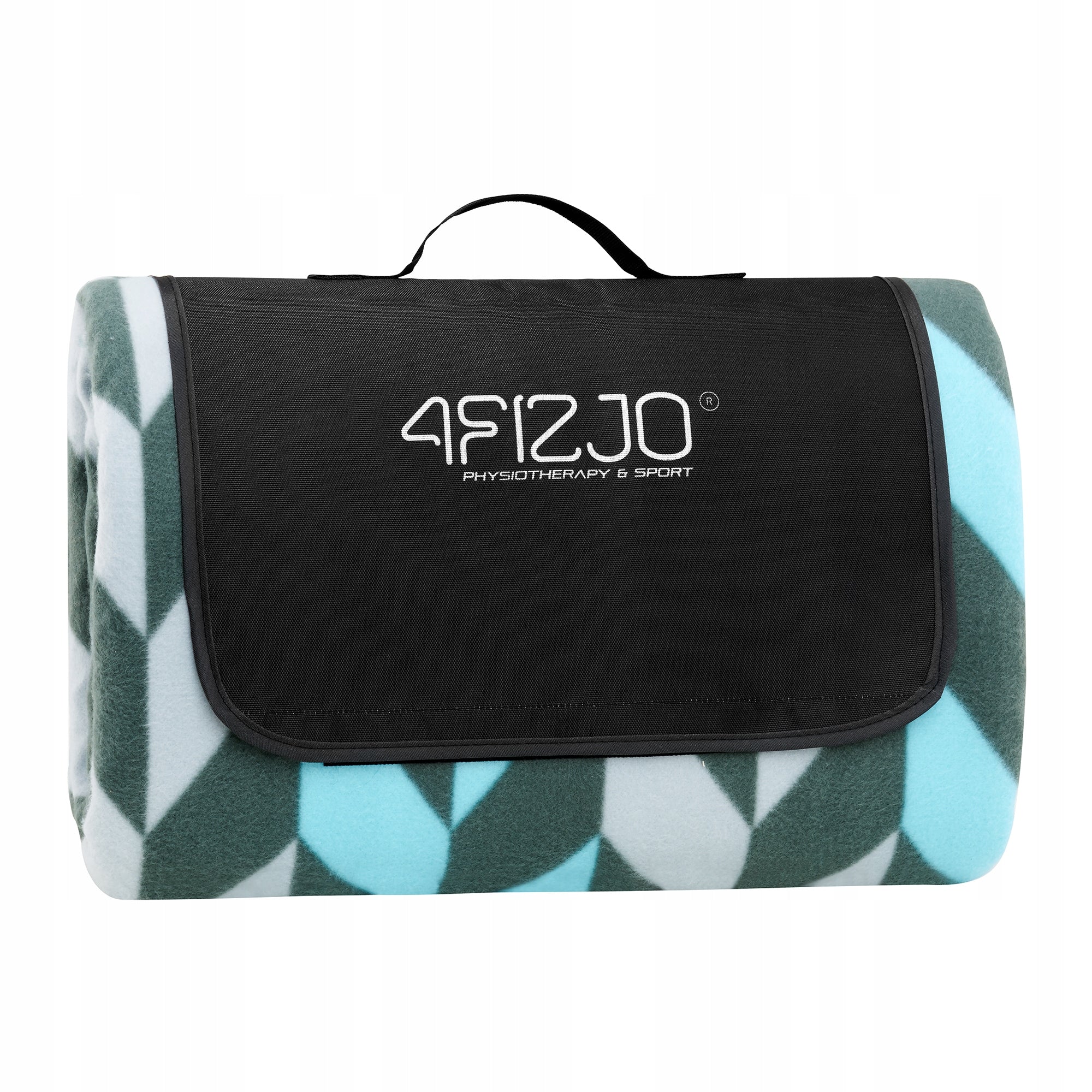 Neperšlampama antklodė iškylai 4fizjo, 200x200 cm, mėlyna