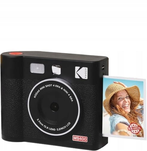 Kodak Mini Shot 4 MS400B black instant camera 4x4 Bluetooth
