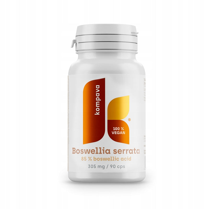 Kompava Boswellia serrata For joint and muscle pain and inflammation 305mg/90caps Packaging status original