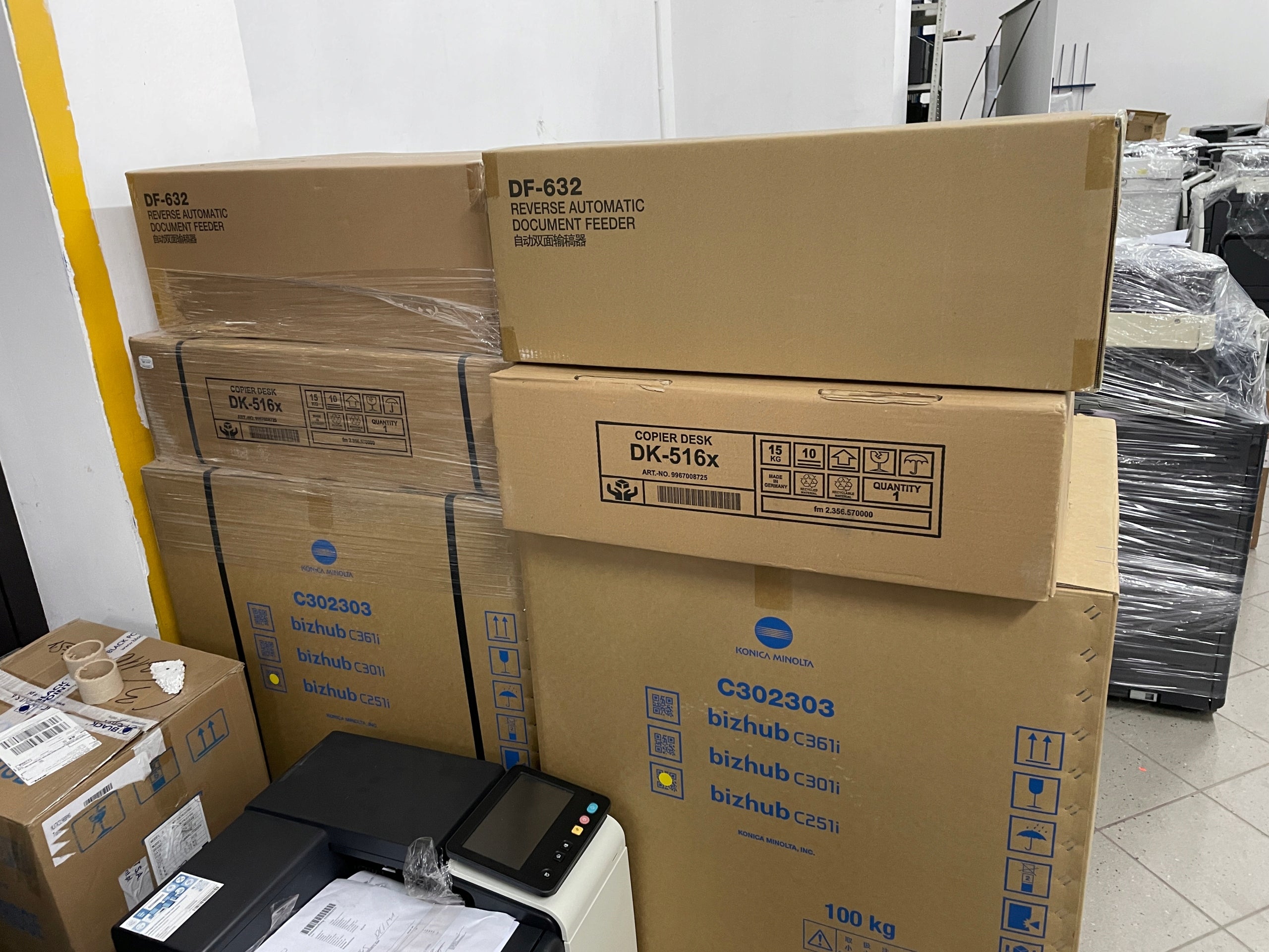 Konica Minolta Bizhub C251i DF+DK NEW+TONERY photocopier A3 colour NEW EAN (GTIN) 0840192202277