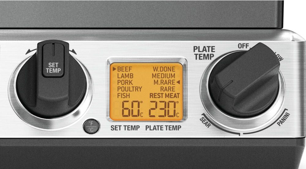 Kontaktní elektrický gril Sage BGR840 stříbrný/šedý 2400 W Manufacturer code BGR840