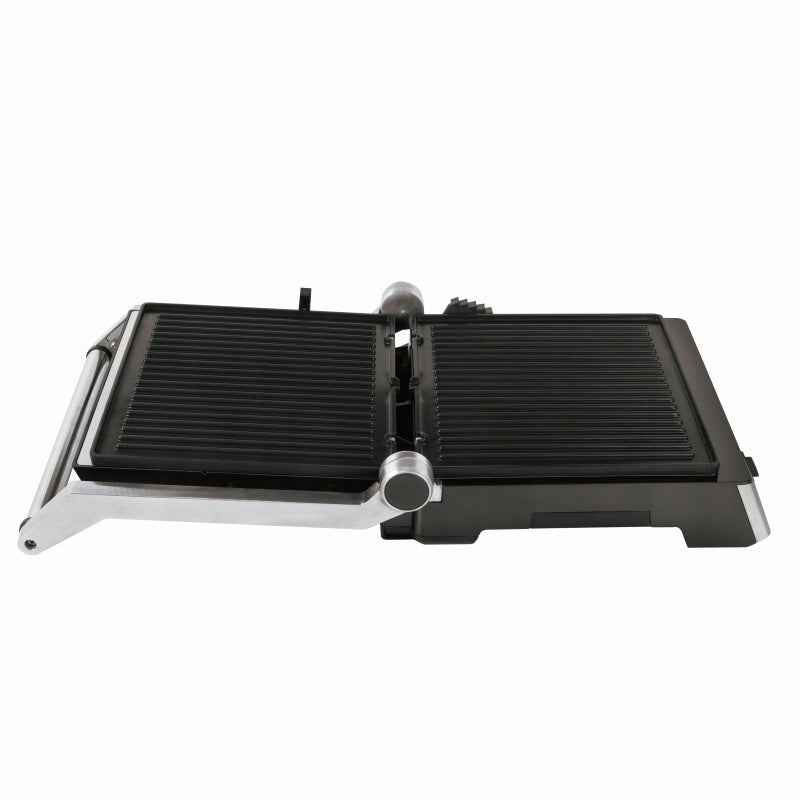 Kontaktní gril elektrický s nepřilnavým povrchem 2000 W Stainless Steel BH- Power rating 2000 W