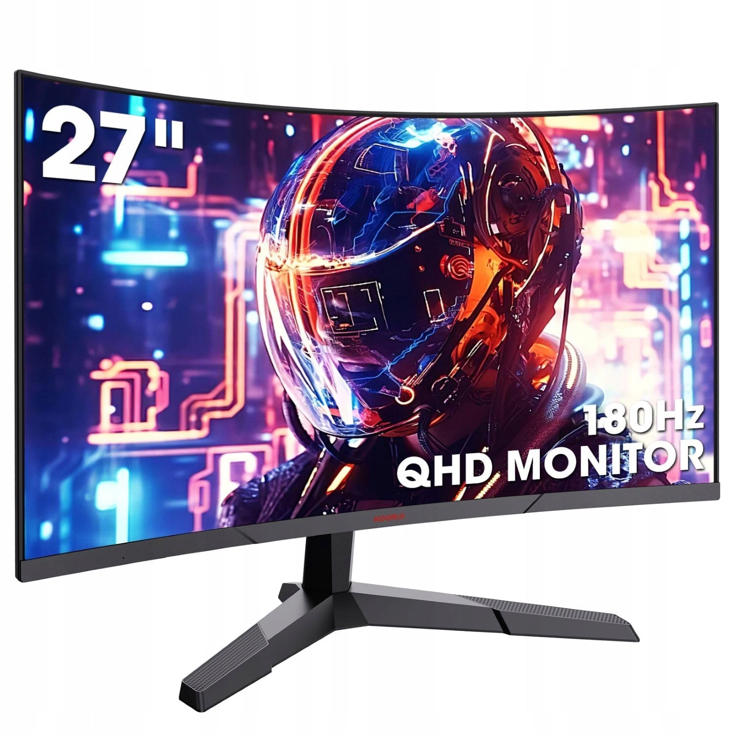 Koorui 27E6QCA LED monitor 27" 2560 x 1440 px VA HDMI DisplayPort Audio