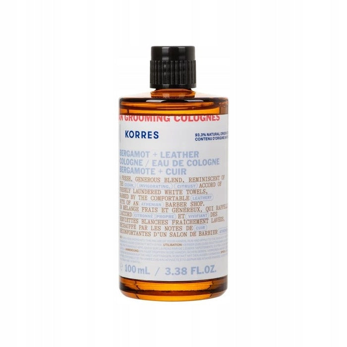 Korres ACHILLEA MEN BERGAMOT LEATHER COLOGNE cologne, 100 ml