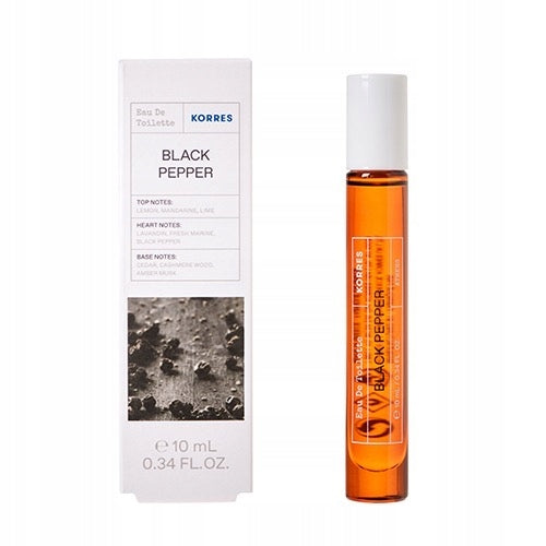 Korres Black Pepper 10ml EDT Eau De Toilette For Men Fragrance