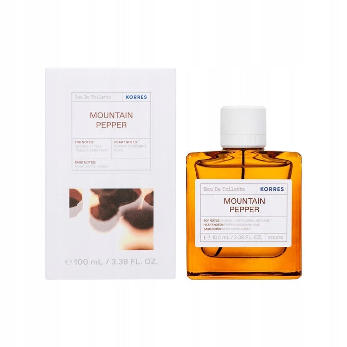 Korres Mountain Pepper eau de toilette for Men 100 ml Packaging status original