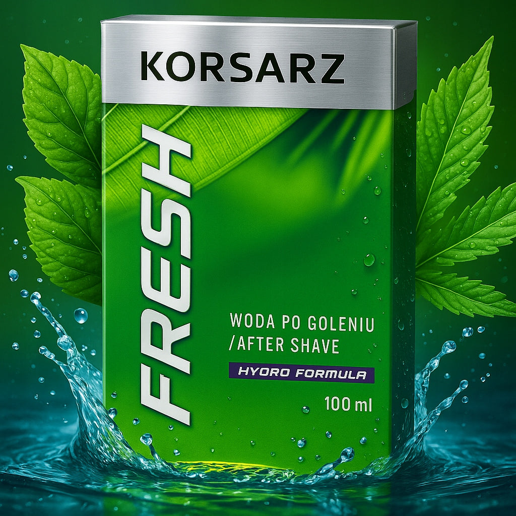 Korsarz Fresh 100 ml aftershave Packaging volume 100 ml