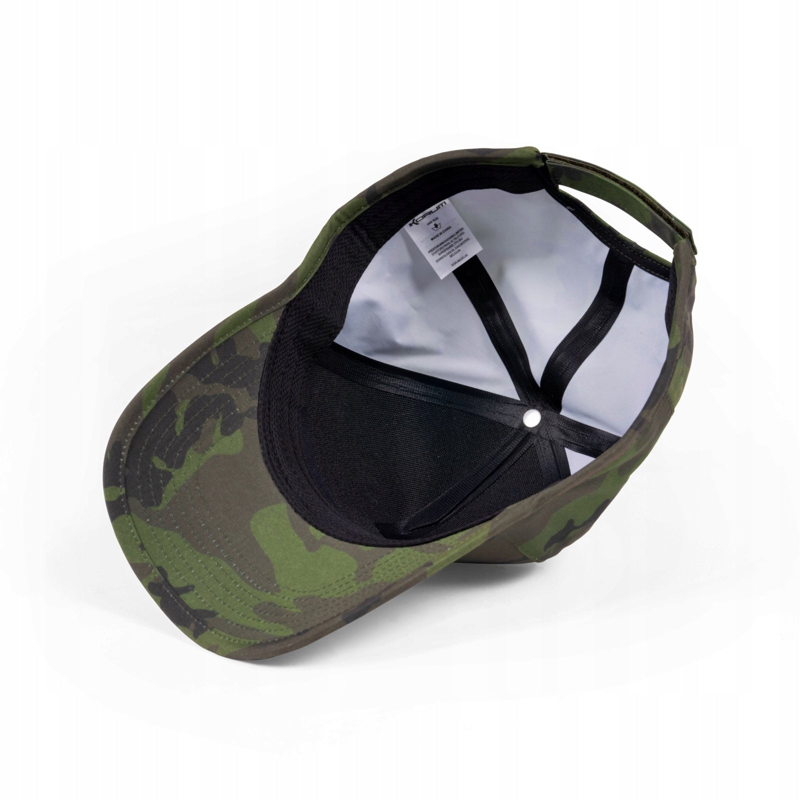 Korum Waterproof Hat Full Camo Baseball Cap Size (head circumference in cm) universal