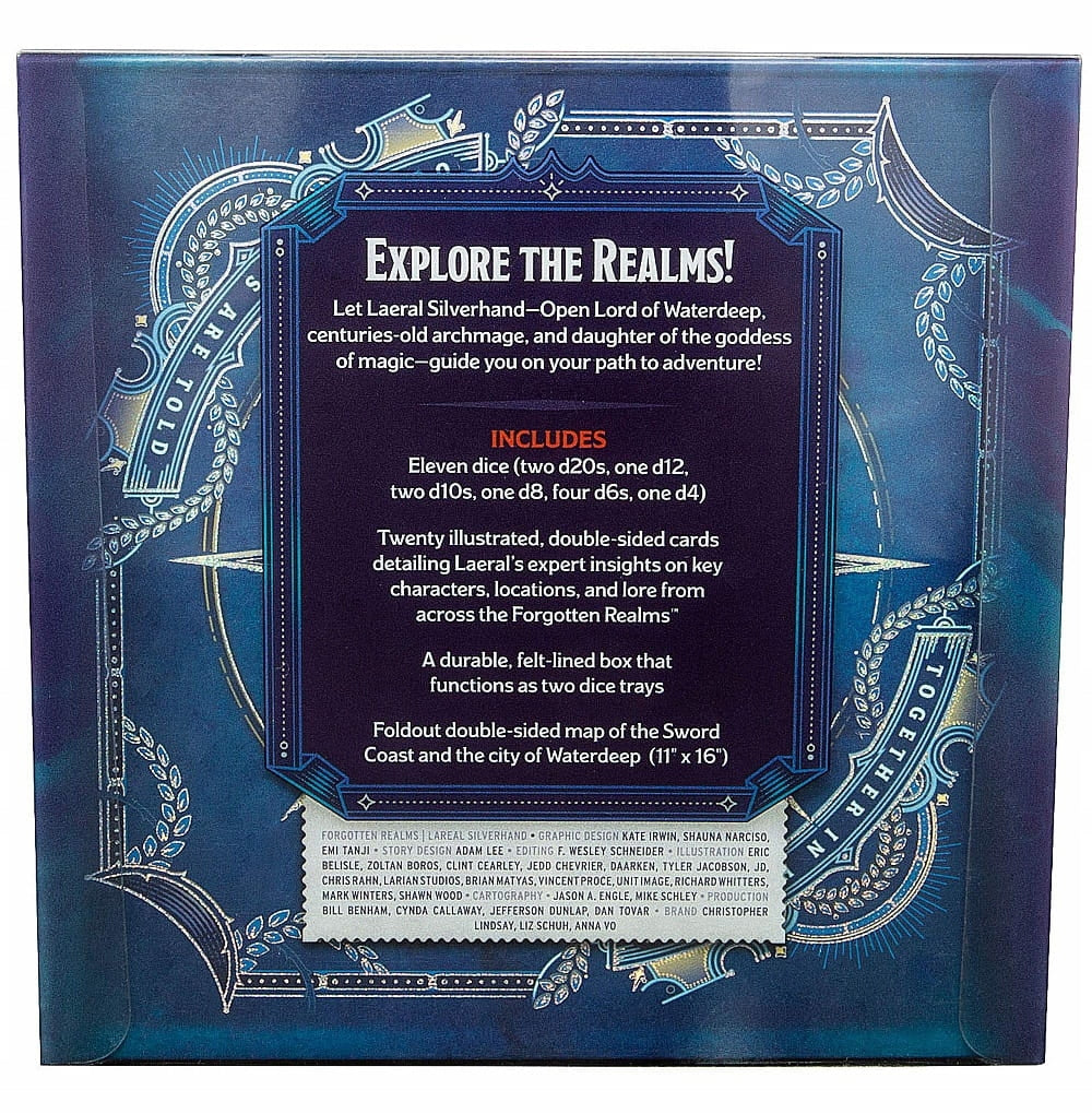 Dungeons & Dragons Forgotten Realms: Laeral Silverhand's Explorer's Kit – Würfel- und Sonstigesspiel Englisch