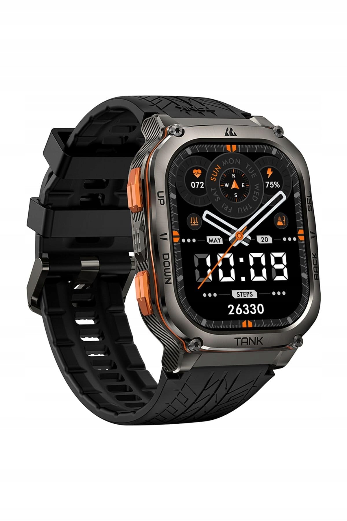 Kospet 13000018000 Smartwatch Tank M3 Ultra 5.0 cm Packaging status original