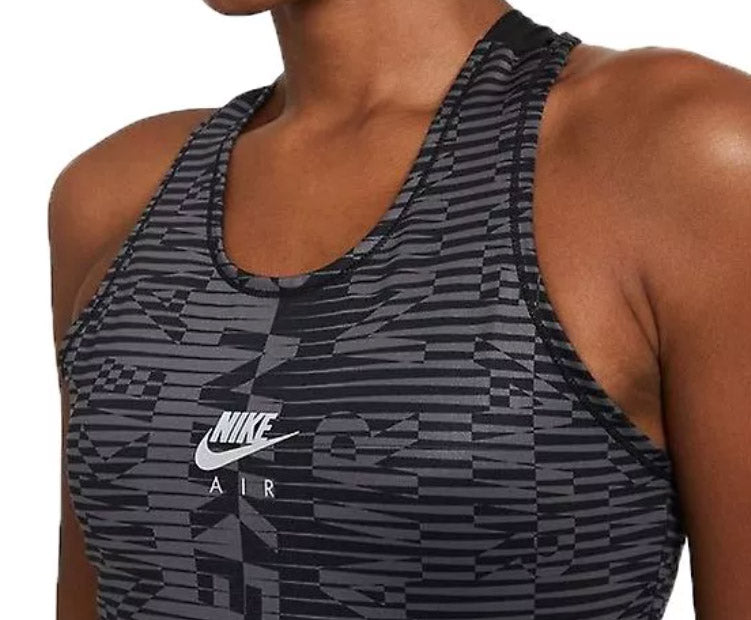 Marškinėliai moterims Nike Air Printed W running T Shirt CZ9415010, pilki