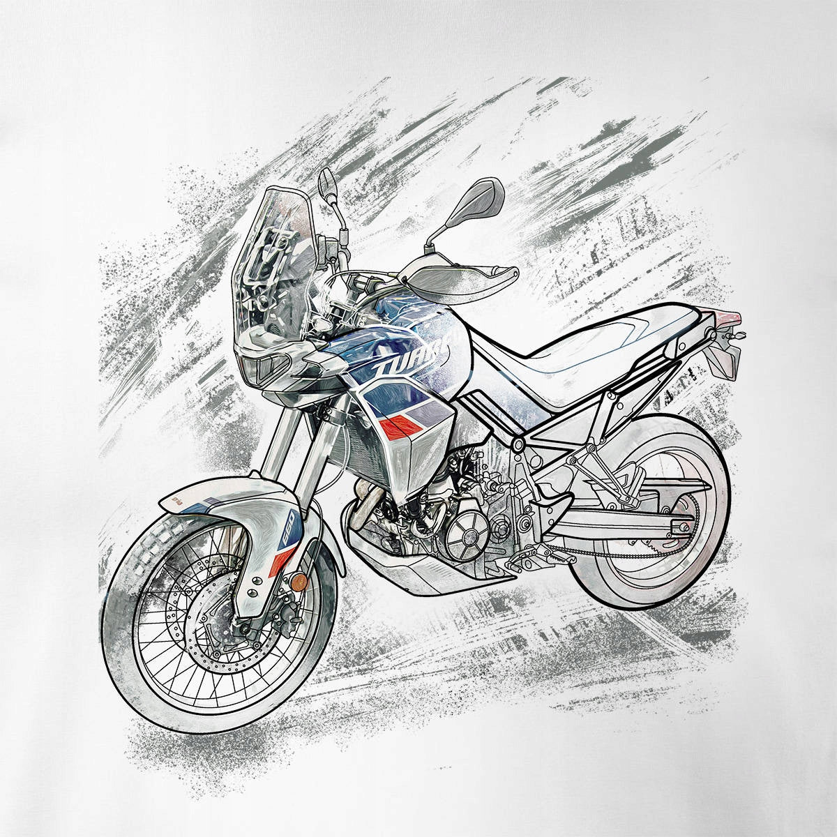 T-Shirt für Herren, weiß