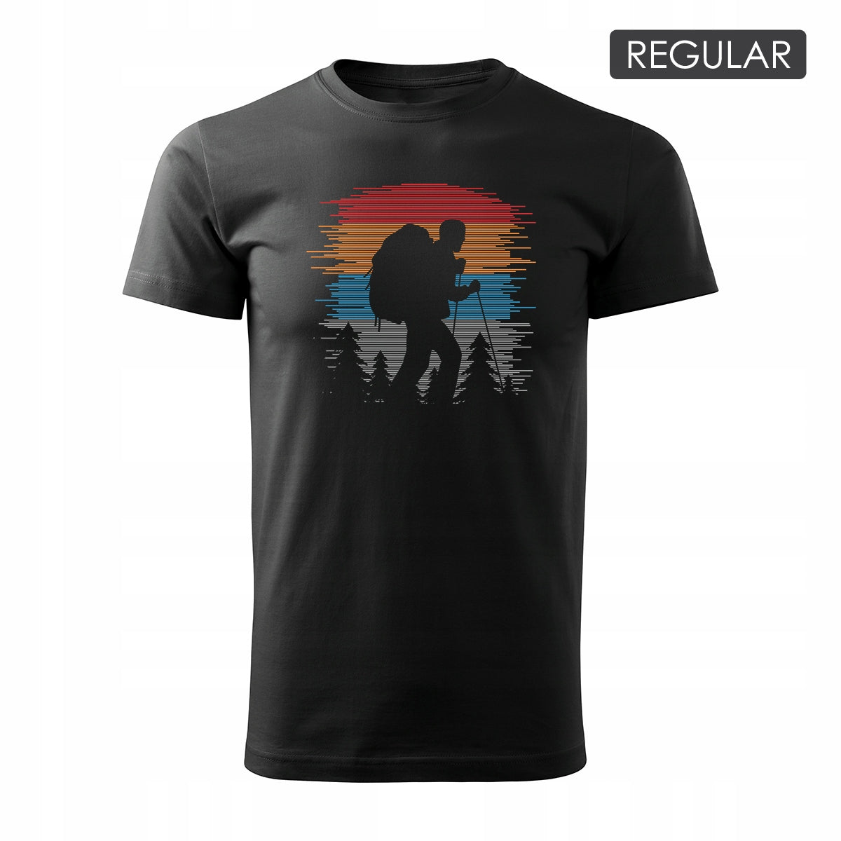 T-Shirt für Herren, schwarz