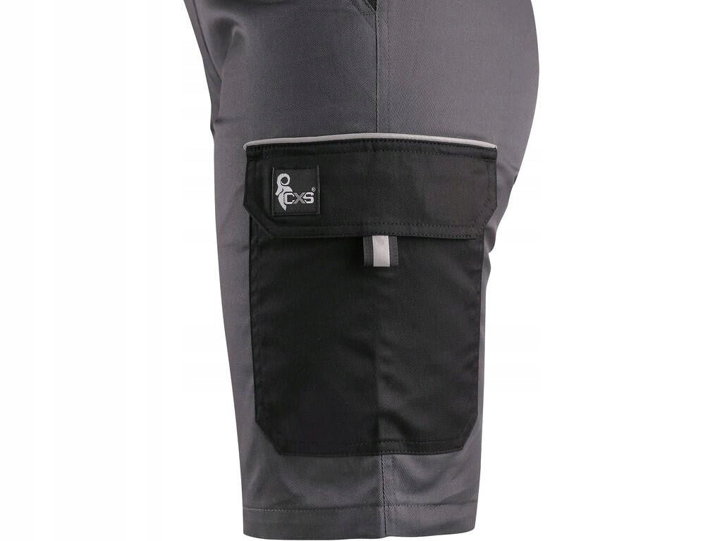 Kraťasy CXS PHOENIX FORTUNE, dámské, šedo-černé, vel. 44 Size 44