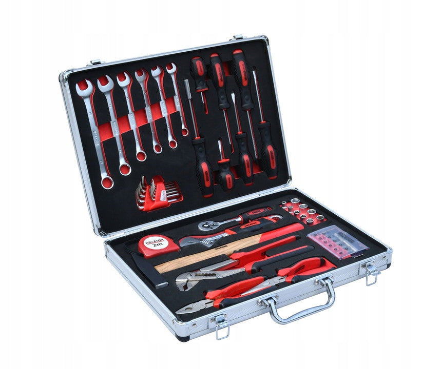 Kreator tool set wrenches screwdrivers ratchet pliers suitcase 52el Manufacturer code KRT951001