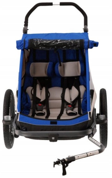 Kross joy bicycle trailer for 2 children