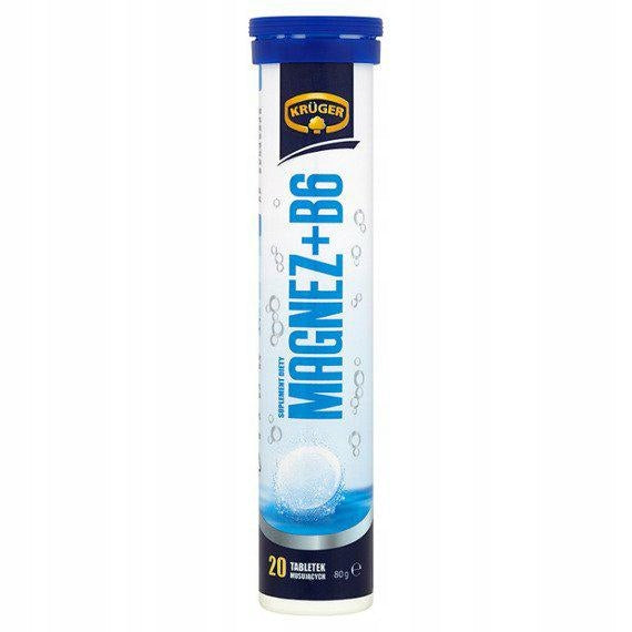 Krüger Dietary supplement magnesium + B6 lemon flavor Brand Krüger
