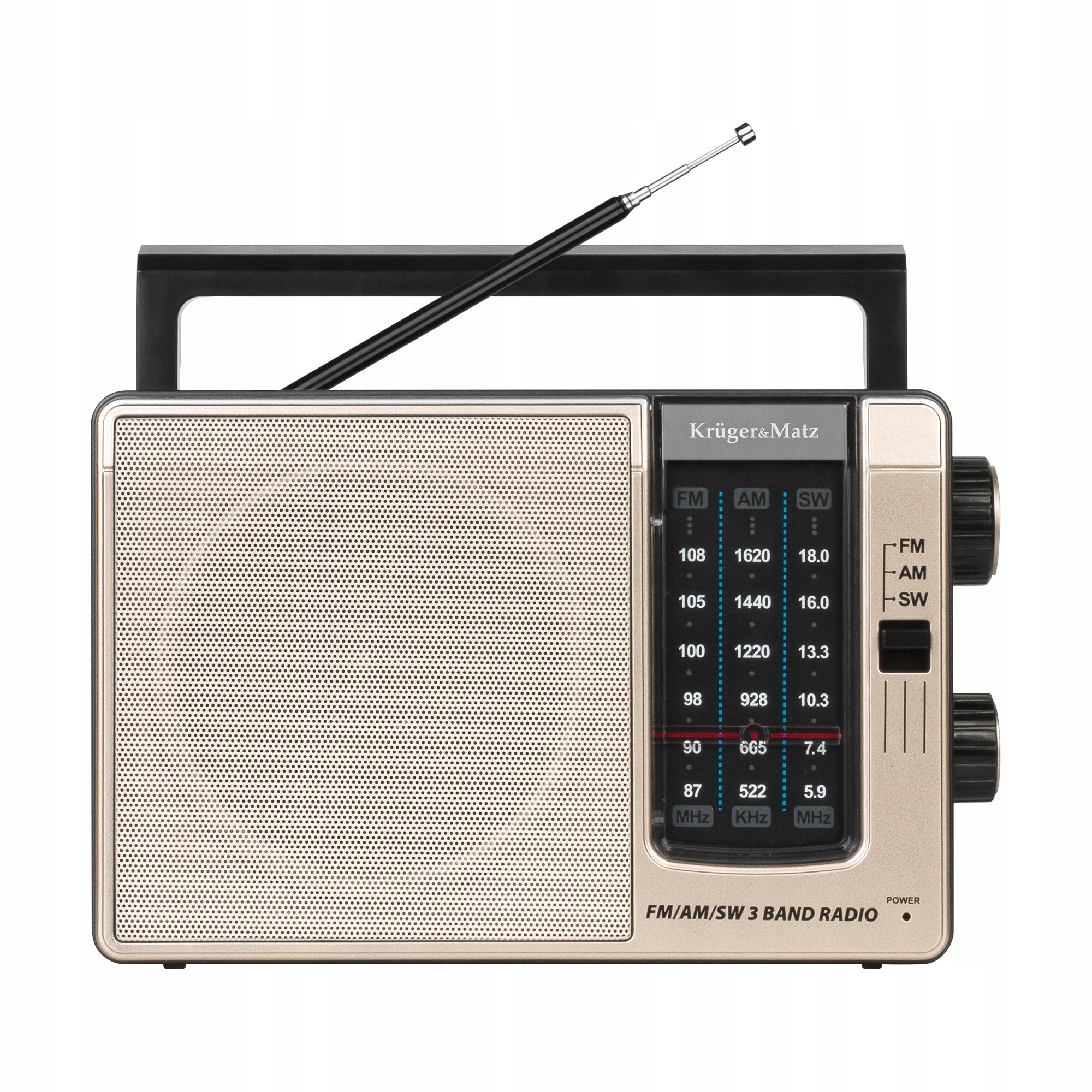 Kruger&Matz KM0830 Přenosné rádio AM/FM, 3,7 V; 800 mAh Brand Kruger&Matz