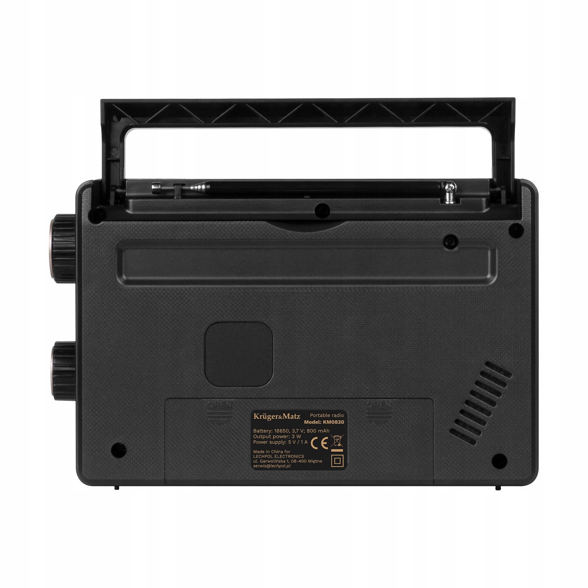 Kruger&Matz KM0830 Přenosné rádio AM/FM, 3,7 V; 800 mAh Model KM0830