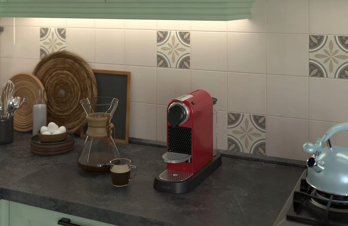 Krups Nespresso New CitiZ XN7415 capsule machine 19 bar 1260W red Brand Krups