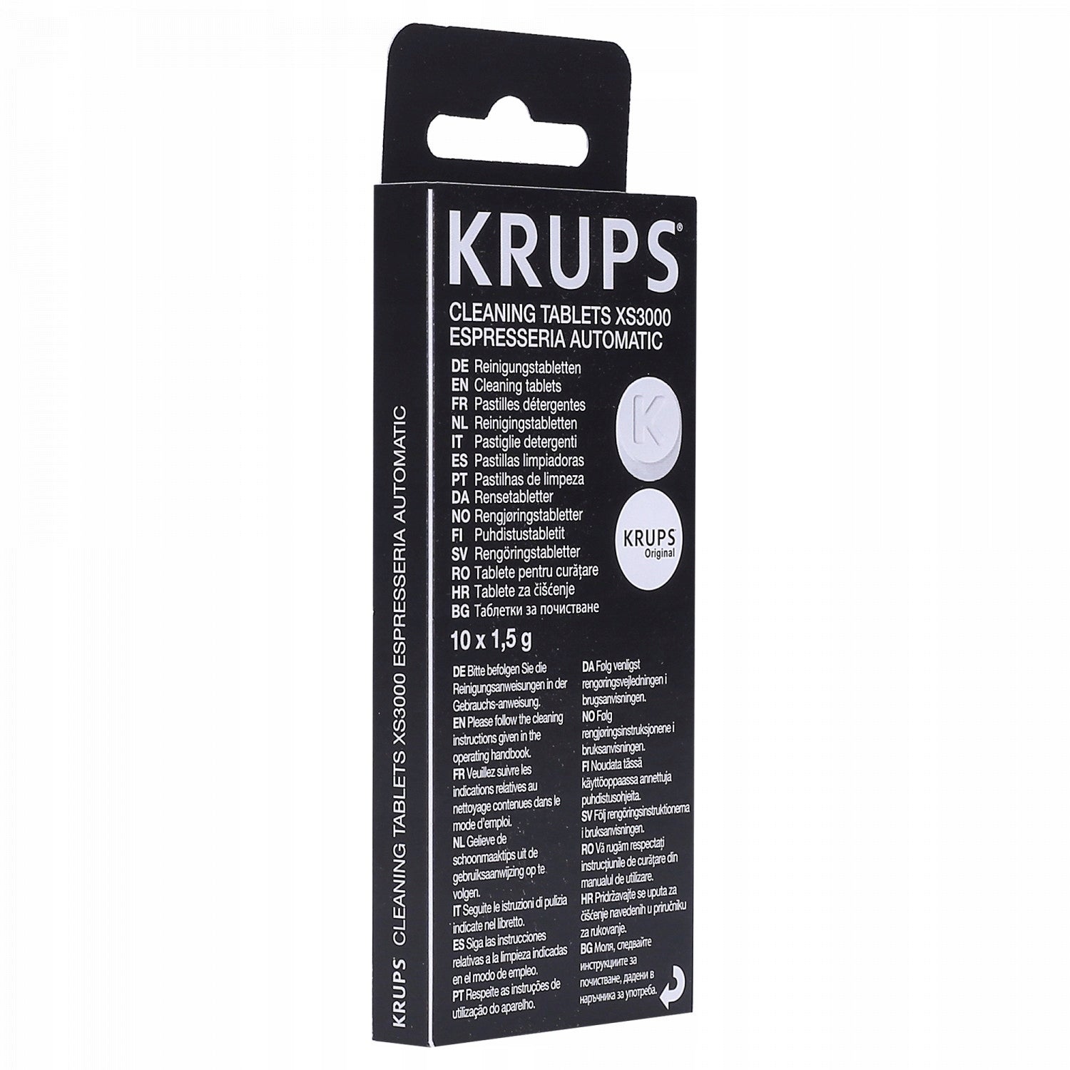 Krups XS3000 Espresso Machine Cleaning Tablets EAN (GTIN) 5905155651389