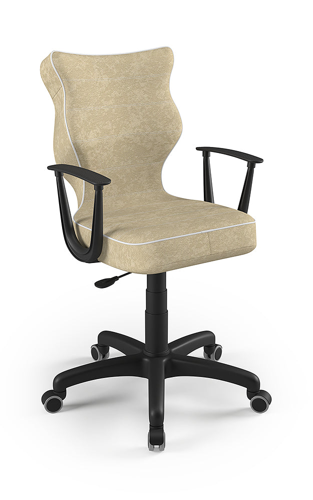 Biuro kėdė Entelo Good Chair Norm VS26 5, smėlio/juodos spalvos