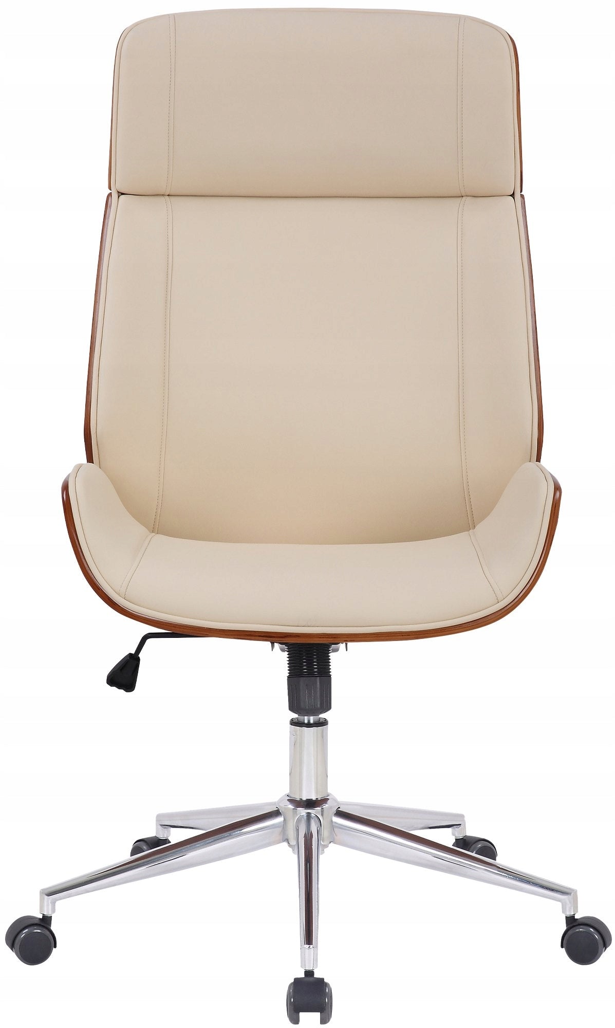 Krzesło Varel faux leather, walnut/cream Medical device no
