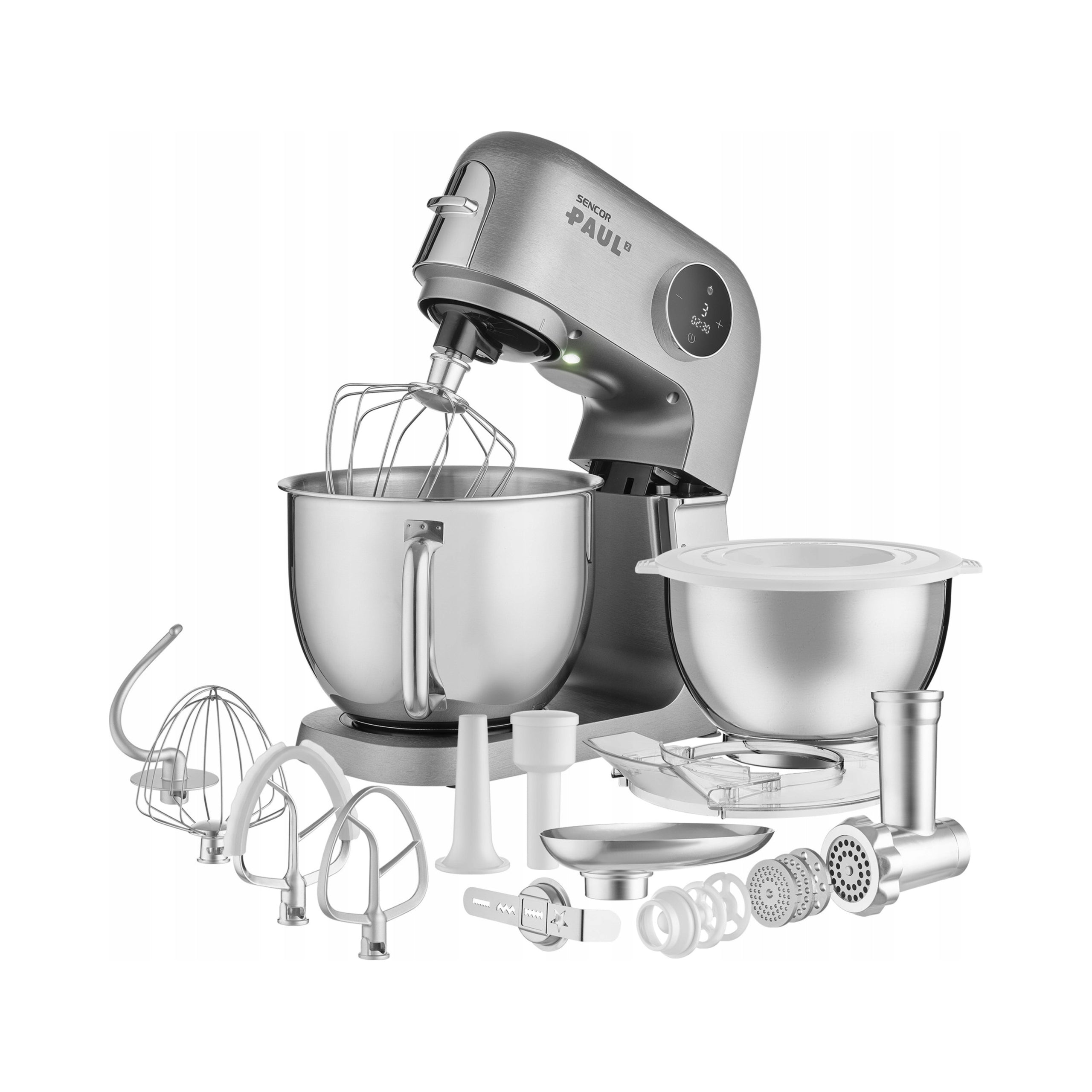 Kuchyňský robot Sencor STM 7740 1500 W stříbrný/šedý