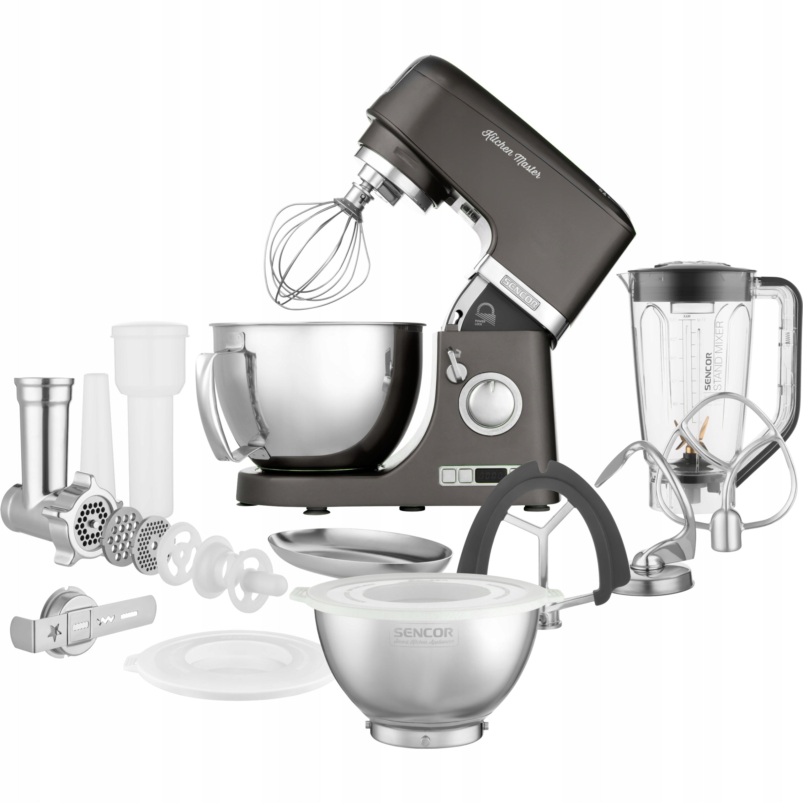 Kuchyňský robot Sencor STM 7878BK 1000 W, stříbrný/šedý