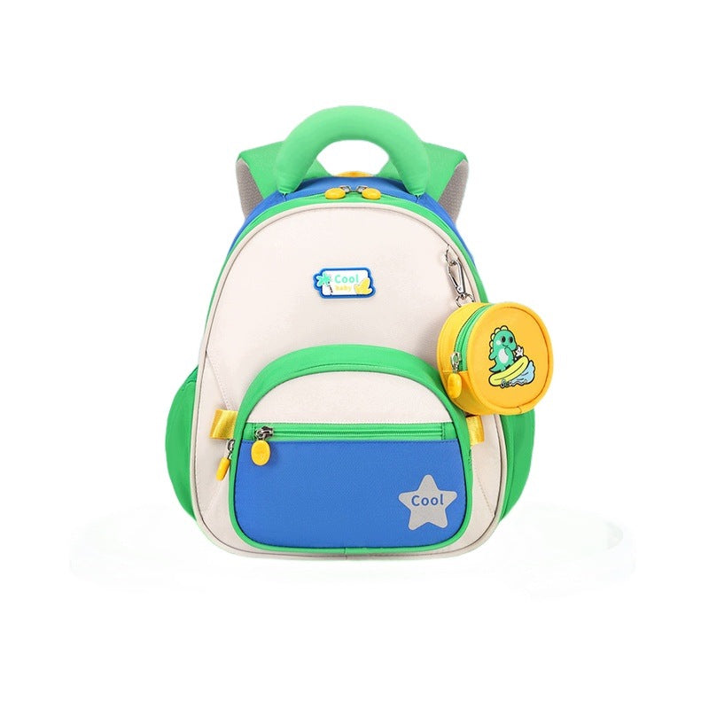 Kuer Baobei Preschool Backpack Kids Boys Girls Blue