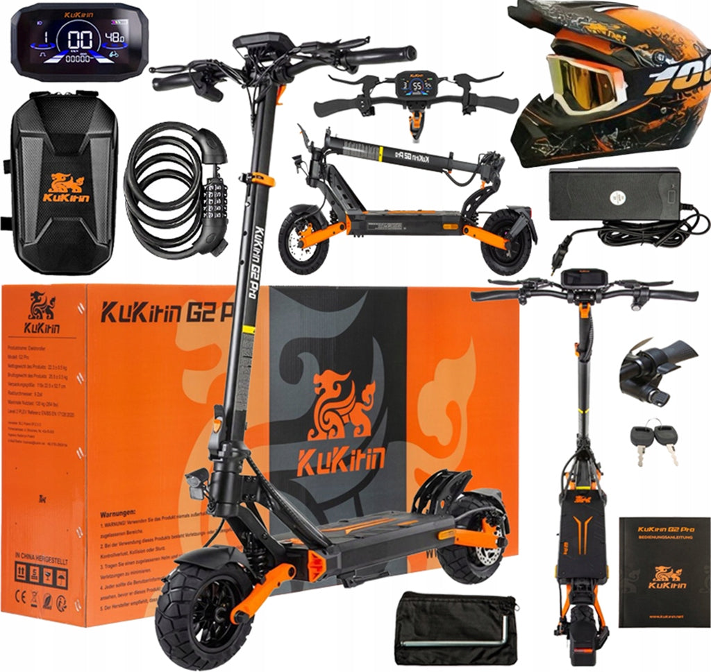 Kukirin G2 Pro (ABE) Folding Electric Scooter 500W 65KM 20KM/H KBA