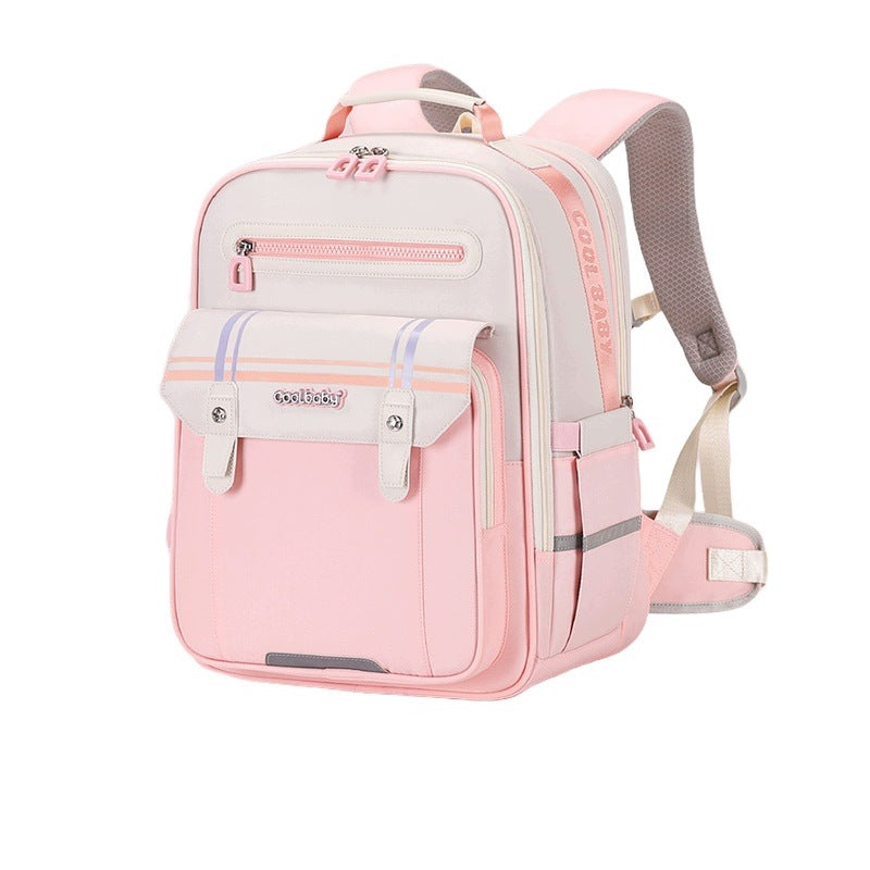 Kuler Baby School Backpack For Children 1-6 Grades Interdimensional Soft