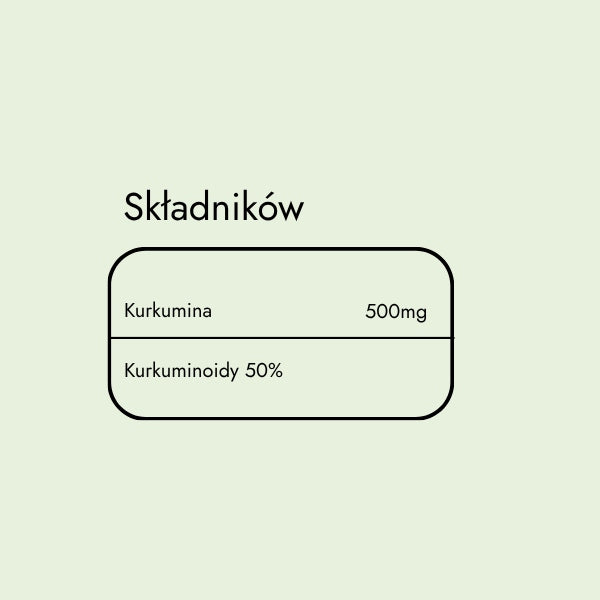 Kurkumina Curcum-X 500 mg wegańska formuła bez piperyny 30 kapsułek Packaging status original